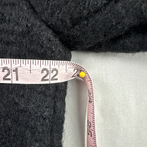 Just Barb Cardigan Sweater Women Medium Black Artsy Boho Fun Colorful Unique - Picture 11 of 13